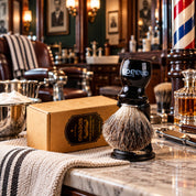 Badger Shaving Brush & Stand