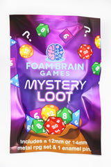 Mystery Loot: Mini Metal Rpg Set + Enamel Pin