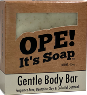 Front View of Gentle Body Bar soap box